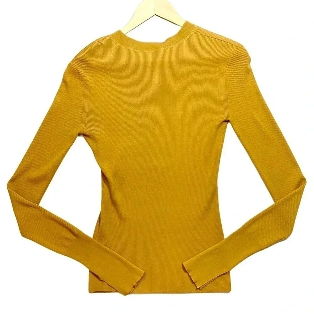 Land of Distraction Hadley Rib Knit Long Sleeve Henley Top - Picture 5 of 5